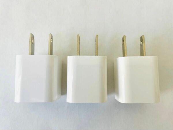 Apple ACアダプター 付属品 USB充電器 アップル コンセント　3点　使用済み