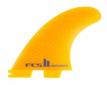 送料無料▲FCS II Neo Glass Eco PERFORMER TRI FINS L マンゴー新品_画像3