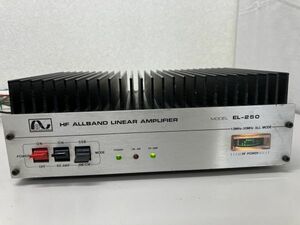 ALINCO EL-250 HF ALLBAND LINEAR AMPLIFIER アルインコ リニアアンプ 無線機用　通電確認のみ　ジャンク