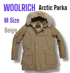 ウールリッチ アークティックパーカ ベージュ Мサイズ WOOLRICH コヨーテファー