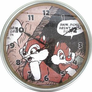 ディズニー 壁掛け時計 ヴィンテージウォールクロック アナログ表示 連続秒針 