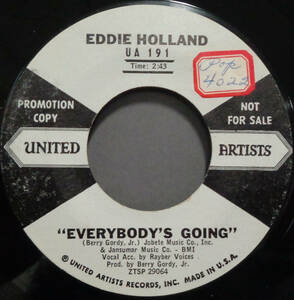 【SOUL 45】EDDIE HOLLAND - EVERYBODY'S GOING / BECAUSE I LOVE HER (s240126021) 