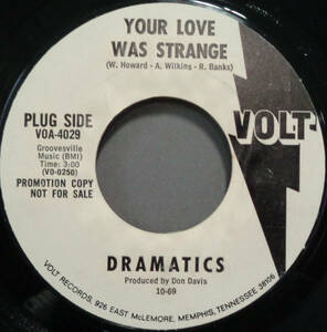 【SOUL 45】DRAMATICS - YOUR LOVE WAS STRANGE (s240121006) *not on lp
