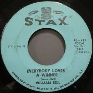 【SOUL 45】WILLIAM BELL - EVERYBODY LOVES A WINNER / YOU'RE SUCH A SWEET THANG (s240129005)