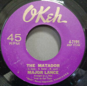 【SOUL 45】MAJOR LANCE - THE MATADOR / GONNA GET MARRIED (s240120023) 