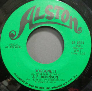 【SOUL 45】J.P. ROBINSON - DOGGONE IT / WHAT CAN I TELL HER (s240123007)