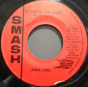 【SOUL 45】ANNA KING - SITTIN IN THE DARK / COME ON HOME (s240126029)