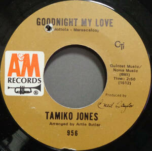 【SOUL 45】TAMIKO JONES - GOODNIGHT MY LOVE / YA YA (s240114013) 