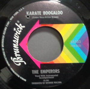 【SOUL 45】EMPERORS - MUMBLE SHING-A-LING / KARATE BOOGALOO (s240116014)