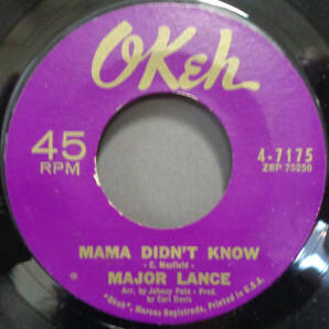 【SOUL 45】MAJOR LANCE - THE MONKEY TIME / MAMA DIDN'T KNOW (s240120022) の画像1