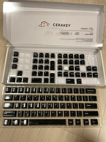 CERAKEY セラキー セラミック キーキャップ 黒 訳あり