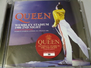 QUEEN/WEMBLEY STUDIUM　1986　2ND NIGHT　2CD