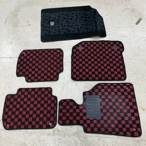 トヨタ純正 bB NCP31 初代bB フロアマット カーペット 純正ロゴ入り 内装 室内マット 交換部品にどうぞ 中古部品 231101-170