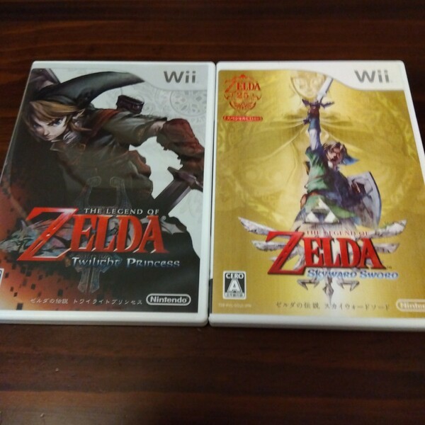 送料無料 【Wii】 ゼルダの伝説 スカイウォードソード スペシャルCD付き、トワイライトプリンセス 2本セット