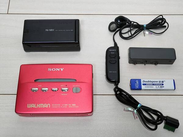【メンテ済み】SONY WM-EX555 赤