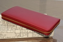 COMME des GARONS コムデギャルソン CLASSIC LEATHER LINE ZIP AROUND LONG WALLET カウハイド レザー ラウンド 長財布 未使用 SA0110_画像3