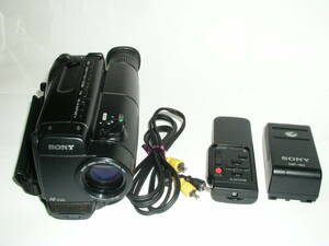 5603● SONY CCD-TR250 Handycam Video 8、ソニー8mmビデオカメラ、良品 ●19