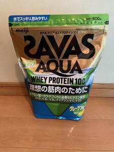 明治 SAVAS ザバス アクア ホエイプロテイン100 グレープフルーツ風味 (800g)送料無料★賞味期限2024/06激安1円スタート★ダイエット17