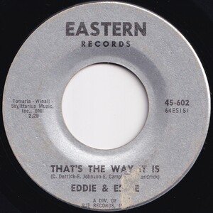 Eddie & Ernie Time Waits For No One / That's The Way It Is Eastern US 45-602 205559 SOUL ソウル レコード 7インチ 45