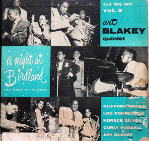 ■【US Blue Note/10/DG/耳】Art Blakey / A Night At Birdland Vol.3 BLP5039 大迫力のVAN GELDERサウンドを味わう