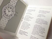 カルティエ クーガー 腕時計用 冊子 取扱説明書 ２点 @059_画像7