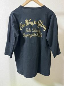 COOTIE PRODUCTIONS クーティー カットソー 七分袖 T-シャツ 長袖 ブラック 黒 size L