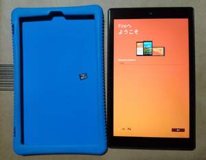 Amazon Fire HD 10 タブレット （第7世代） 32GB ブラック　シリコンケース MicroSD 64GB ガラス保護フィルム付属　アマゾン