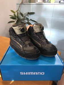 中古品　シマノ(SHIMANO) ゴアテックス リミテッドプロ シューズ　FS-175Q ブラック　黒　25.5cm