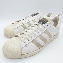 80s ビンテージ フランス製 adidas スーパースター 28.5cm アディダス 金ベロ 80年代 France SUPER STAR_画像1