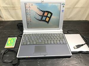 011003 rare NEC VersaPro NX VA60H Windows 98 SE PC-VA60HTMMYBAD floppy Drive accessory great number MS-DOS mode 