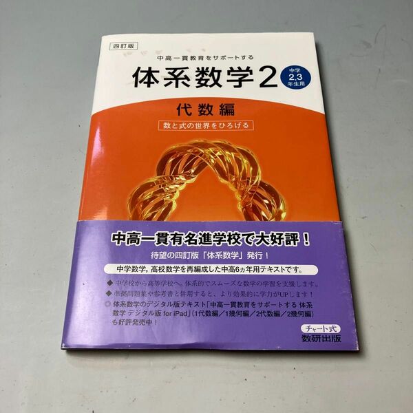 体系数学2 代数編 数と式の世界をひろげる 数研出版