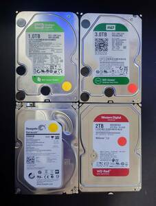 ★ジャンクハードディスク8台 SAMSUNG1台 SEAGATE1台 WESTERN DIGITAL3台 東芝2台 HGST1台