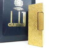 ◆超美品◆dunhill ダンヒル◆ローラ ガス ライター◆ゴールド◆ヴィンテージ◆ケース付き◆喫煙具◆A3704_画像2