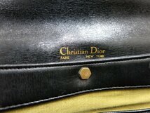 ◆美品◆Christian Dior クリスチャン・ディオール◆カーフ レザー 本革◆チェーン ショルダー バッグ◆黒 G金具◆ヴィンテージ◆A3725_画像10