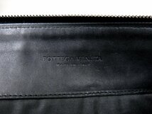 ●超美品●BOTTEGA VENETA ボッテガ ヴェネタ●メンズ●イントレチャート●レザー 本革●クラッチ バッグ●黒●A4 書類 ビジネス●Js43492_画像7