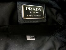 ●超美品●PRADA プラダ●ポコノ ナイロン サフィアーノ レザー 本革●2way ボストン バッグ●黒●SV金具●斜め掛け●大容量 旅行●Js43796_画像8