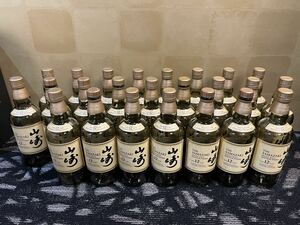 空瓶 サントリー 山崎12年 シングルモルトウイスキー 700ml 24本セット 空き瓶 SUNTORY YAMAZAKl 瓶のみ