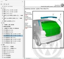 ポロ MK5 6R 2009-2018 ファクトリーワークショップマニュアル 配線図 整備書 Polo GTI R-Line BlueMotion BlueGT CrossPolo Vivo VW_画像3