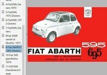 1957-1973 FIAT 500 Ver3 ワークショップマニュアル 整備書 配線図 部品 オーナーズ フィアット500　フィアット　チンクエチェント_画像9