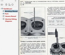 1957-1973 FIAT 500 Ver3 ワークショップマニュアル 整備書 配線図 部品 オーナーズ フィアット500　フィアット　チンクエチェント_画像3