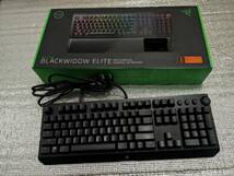 Razer BlackWidow Elite オレンジ軸 英語配列 フルキーボード_画像1