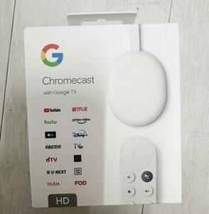 展示品 ★ グーグル Chromecast with Google TV HD GA03131-JP リモコン付 ストリーミング デバイス 2Kモデル クロームキャスト テレビ 