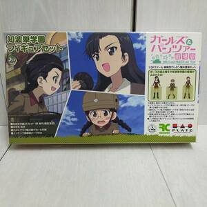 【 送料無料 】 未組立 ◆ PLATZ ガールズ＆パンツァー 劇場版 知波単学園 フィギュアセット GPF-19 1/35 プラッツ 3体 プラモ 模型 趣味