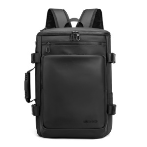  this season new work rucksack business rucksack men's rucksack backpack business bag high capacity personal computer pocket Smart look black 