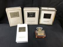 『ST藤個12002F』 １円スタート 香水 フレグランス JEAN PATOU ジャン パトゥ JOY parfum flaconnette 総5点 開封済み_画像1