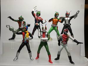 仮面ライダー　フィギュア7点　Ｖ3　ライダーマン　Ｘ　アマゾン　チャージアップストロンガー　スカイライダー　スーパー1　バンダイＨＧ