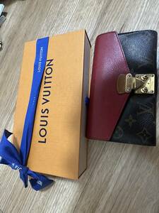 1円〜★Louis Vuitton/ルイヴィトン モノグラム ポルトフォイユパラス フラップ長財布/M58414/外箱等付属/ロングウォレット★