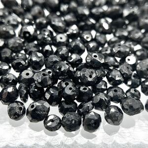 ■ブラックダイヤモンドアクセサリーパーツおまとめ■j 重量約11.0g diamond Diamond Black jewelry necklace accessory parts 両穴 CE0