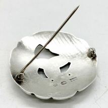 ■Georg Jensen(ジョージ ジェンセン)リーフモチーフブローチ■j 約17.0g Denmark 20 broach jewelry accessory silver 925 DB0_画像4