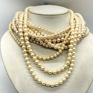 ■パールネックレス10点おまとめ■j約351g 真珠 pearl Pearl 貝パール アクセサリー accessory necklace ネックレス jewelry silver CE0